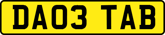 DA03TAB
