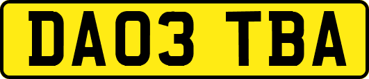 DA03TBA