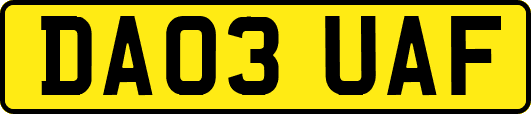 DA03UAF