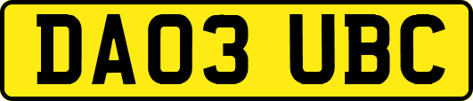 DA03UBC