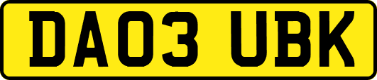 DA03UBK
