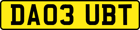 DA03UBT