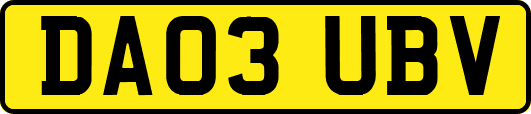 DA03UBV