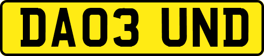 DA03UND
