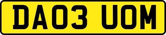 DA03UOM
