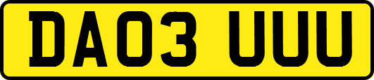 DA03UUU