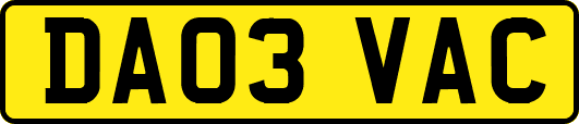 DA03VAC
