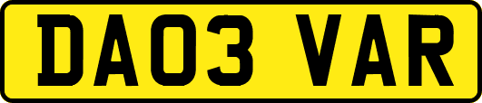 DA03VAR