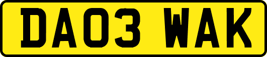 DA03WAK