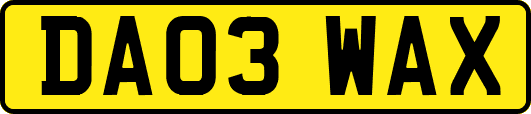 DA03WAX