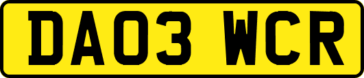 DA03WCR