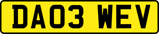 DA03WEV
