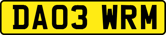 DA03WRM