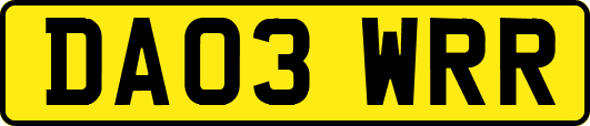 DA03WRR
