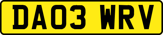 DA03WRV