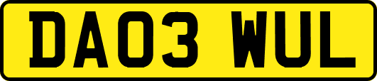 DA03WUL