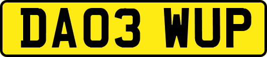 DA03WUP