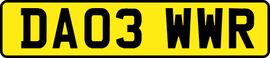 DA03WWR