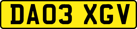 DA03XGV