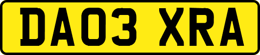 DA03XRA
