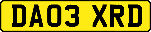DA03XRD