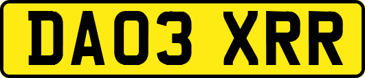 DA03XRR