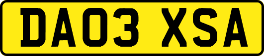 DA03XSA