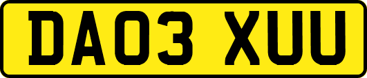 DA03XUU
