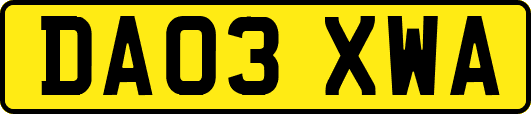 DA03XWA