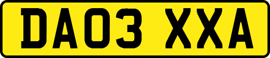 DA03XXA