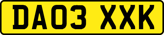 DA03XXK