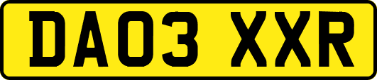 DA03XXR
