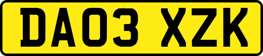 DA03XZK