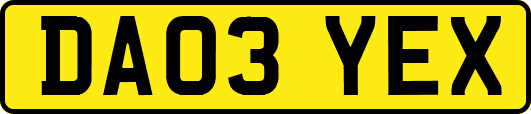 DA03YEX