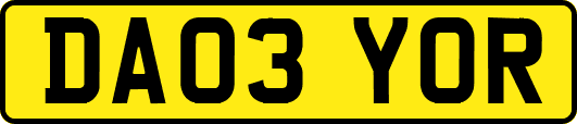 DA03YOR