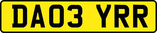 DA03YRR