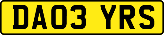 DA03YRS