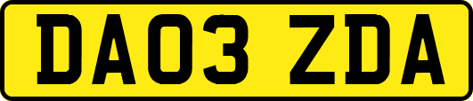 DA03ZDA