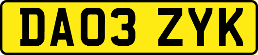 DA03ZYK