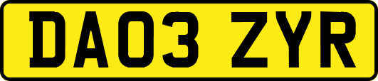DA03ZYR