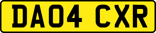 DA04CXR