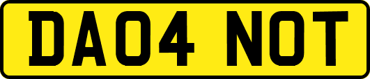 DA04NOT