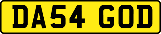 DA54GOD