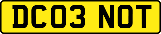 DC03NOT