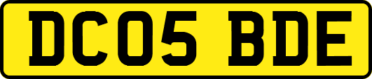 DC05BDE