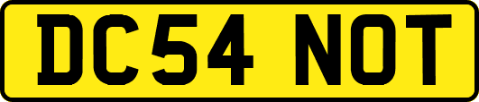 DC54NOT