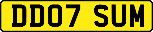 DD07SUM