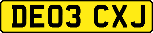 DE03CXJ