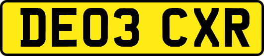DE03CXR