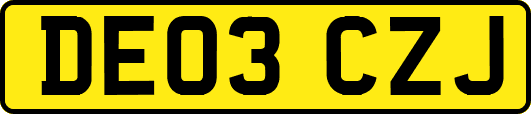 DE03CZJ